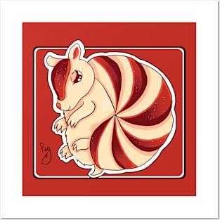 Peppermint Armadillo Posters and Art